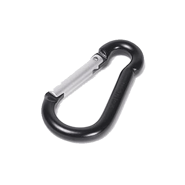 Carabiner Hooks 5mm - Black - Theatrical Supplies of Australia