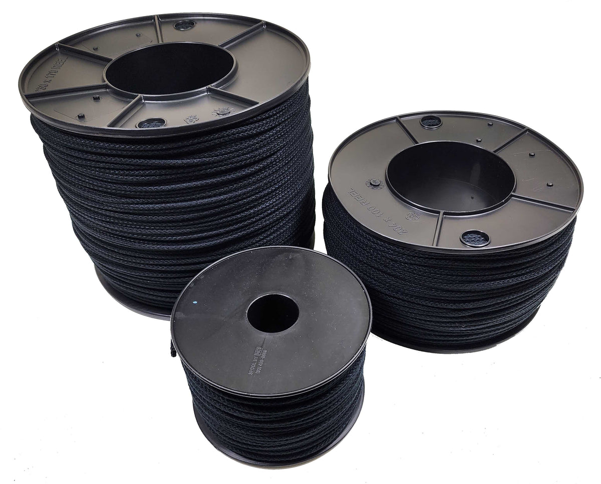 Black Polycord 3.5mm-250mts – Theatrical Supplies of Australia